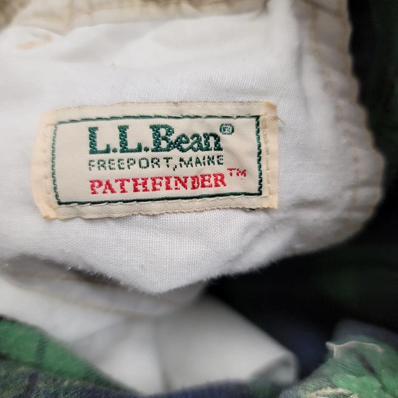 L.L.Bean Pants Womens 16 Tan Vintage Flannel Lined Pathfinder Straight Pockets - Picture 8 of 12